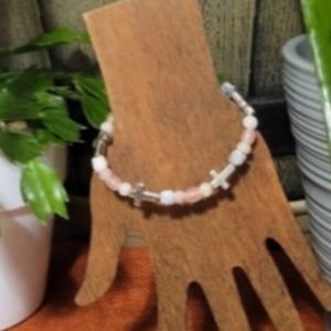 Reborn Creations- Christian Bead bracelets with cross beads